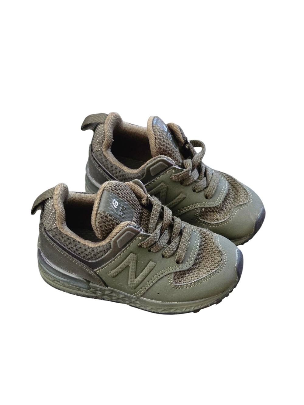 New Balance 574 Toddler Olive Green Athletic Sneakers Shoe Size 6